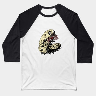 Giant Monster Worm Baseball T-Shirt